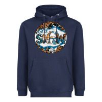 Navy Let It Snow Heavyweight Hoodie - RanaPortraitStore