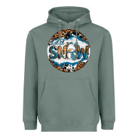 Sage Let It Snow Heavyweight Hoodie - RanaPortraitStore