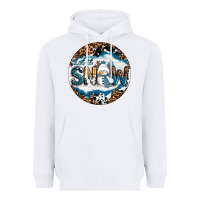 White Let It Snow Heavyweight Hoodie - RanaPortraitStore