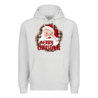 Dove Grey merry christmas santa Premium Hoodie - JahusDesignShop