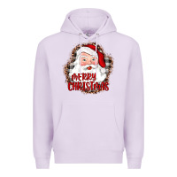 Lilac merry christmas santa Premium Hoodie - JahusDesignShop
