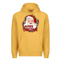 Mustard merry christmas santa Premium Hoodie - JahusDesignShop