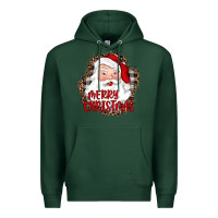 Sports Green merry christmas santa Premium Hoodie - JahusDesignShop