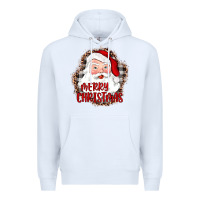 White merry christmas santa Premium Hoodie - JahusDesignShop