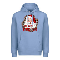 Colony Blue merry christmas santa Premium Hoodie - JahusDesignShop