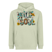 Matcha western wild soul with sunflowers Heavyweight Hoodie - texasbilliewilder