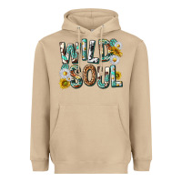 Mushroom western wild soul with sunflowers Heavyweight Hoodie - texasbilliewilder