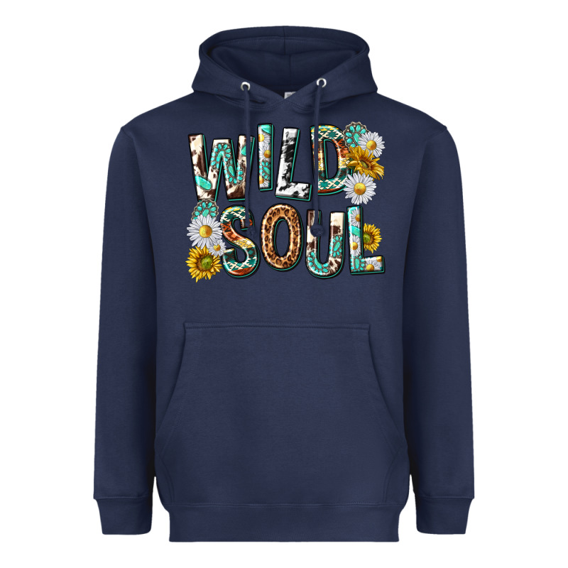 Western Wild Soul With Sunflowers Heavyweight Hoodie by texasbilliewilder | Teevron