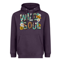 Plum western wild soul with sunflowers Heavyweight Hoodie - texasbilliewilder