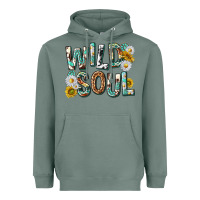 Sage western wild soul with sunflowers Heavyweight Hoodie - texasbilliewilder