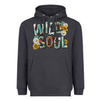 Smoke western wild soul with sunflowers Heavyweight Hoodie - texasbilliewilder