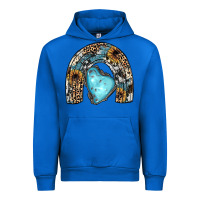 Cobalt sunflower gemstone rainbow Urban Hoodie - JahusDesignShop