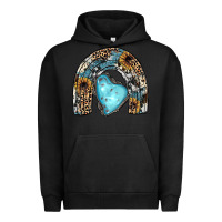 Pigment Black sunflower gemstone rainbow Urban Hoodie - JahusDesignShop