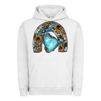 Pigment Lunar Rock sunflower gemstone rainbow Urban Hoodie - JahusDesignShop