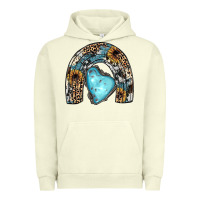 Pigment Pistachio sunflower gemstone rainbow Urban Hoodie - JahusDesignShop