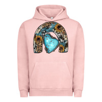 Pigment Salmon sunflower gemstone rainbow Urban Hoodie - JahusDesignShop
