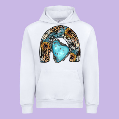 Sunflower Gemstone Rainbow Urban Hoodie Designed By Jahusdesignshop