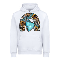 White sunflower gemstone rainbow Urban Hoodie - JahusDesignShop