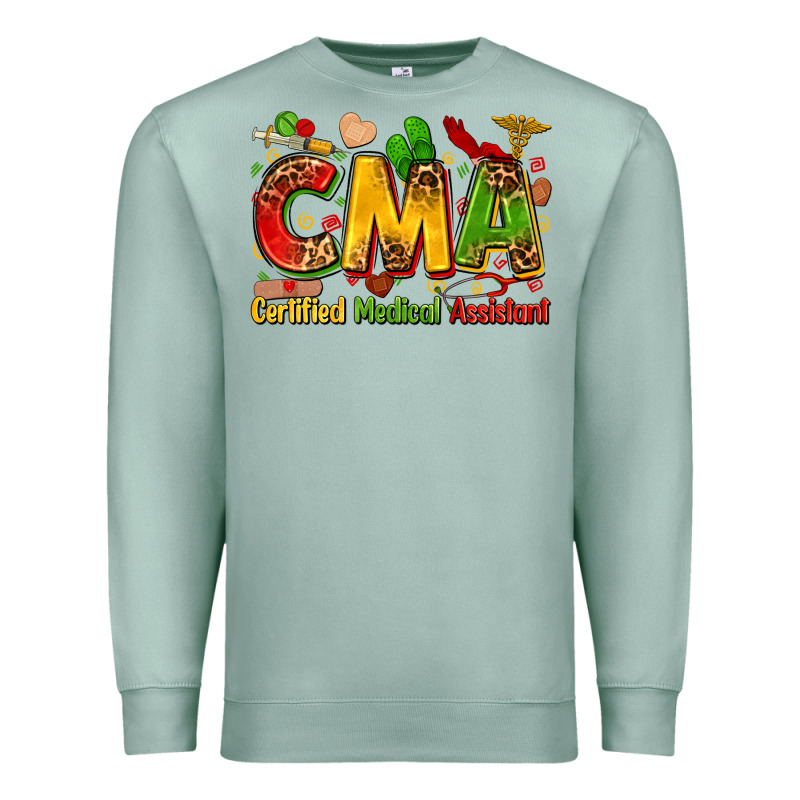 Certified Medical Assistant Juneteenth Premium Sweatshirt by Zillion Design Studio | Teevron