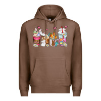 Chestnut easter coffee cups Premium Hoodie - AdoDesignShop