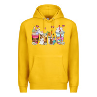 Lemon easter coffee cups Premium Hoodie - AdoDesignShop
