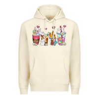 Sandshell easter coffee cups Premium Hoodie - AdoDesignShop