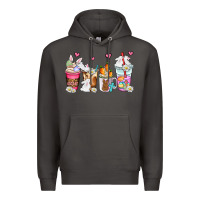 Smoke easter coffee cups Premium Hoodie - AdoDesignShop