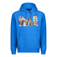 True Royal easter coffee cups Premium Hoodie - AdoDesignShop