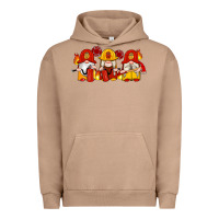 Pigment Burro firefighter gnomes Urban Hoodie - Artiststas