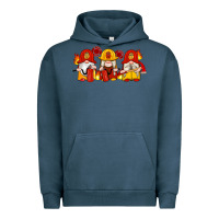 Pigment Midnight Navy firefighter gnomes Urban Hoodie - Artiststas