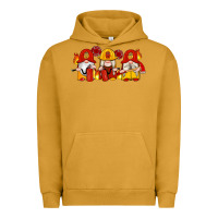 Pigment Peanut Butter firefighter gnomes Urban Hoodie - Artiststas