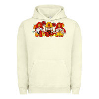 Pigment Pistachio firefighter gnomes Urban Hoodie - Artiststas