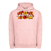 Pigment Salmon firefighter gnomes Urban Hoodie - Artiststas
