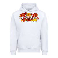 White firefighter gnomes Urban Hoodie - Artiststas