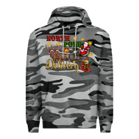 Slate Camo North Pole Delivery Santa Sleigh Premium Hoodie - Artiststas