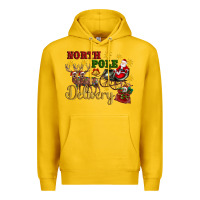 Lemon North Pole Delivery Santa Sleigh Premium Hoodie - Artiststas