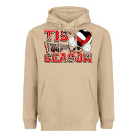 Mushroom tis' the season volleyball Heavyweight Hoodie - Zillion Design Studio