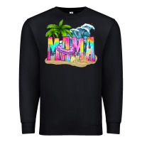 Black summer mama Premium Sweatshirt - texasbilliewilder