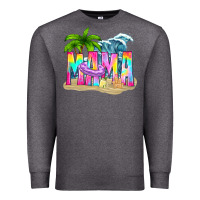 Charcoal Heather summer mama Premium Sweatshirt - texasbilliewilder