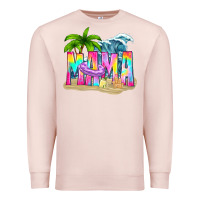 Pale Pink summer mama Premium Sweatshirt - texasbilliewilder