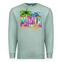 Seafoam summer mama Premium Sweatshirt - texasbilliewilder
