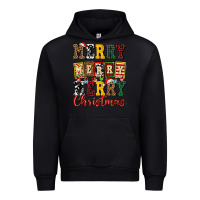 Black merry merry merry christmas ado Urban Hoodie - AdoDesignShop
