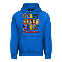 Cobalt merry merry merry christmas ado Urban Hoodie - AdoDesignShop