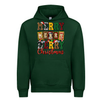 Forest Green merry merry merry christmas ado Urban Hoodie - AdoDesignShop