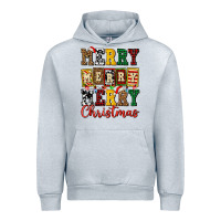 Heather Grey merry merry merry christmas ado Urban Hoodie - AdoDesignShop