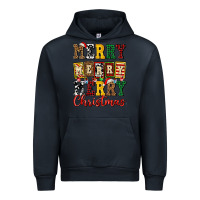 Navy merry merry merry christmas ado Urban Hoodie - AdoDesignShop
