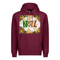 Burgundy Noel Premium Hoodie - Artiststas