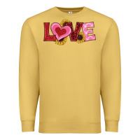 Antique Gold valentine's day love sunflowers Premium Sweatshirt - RanaPortraitStore