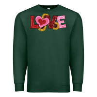 Sports Green valentine's day love sunflowers Premium Sweatshirt - RanaPortraitStore