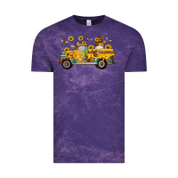 Western Bee Gnomes Truck Sunflowers Honeycomb Beehive Honey Turquoise Vintage Tee | Teevron